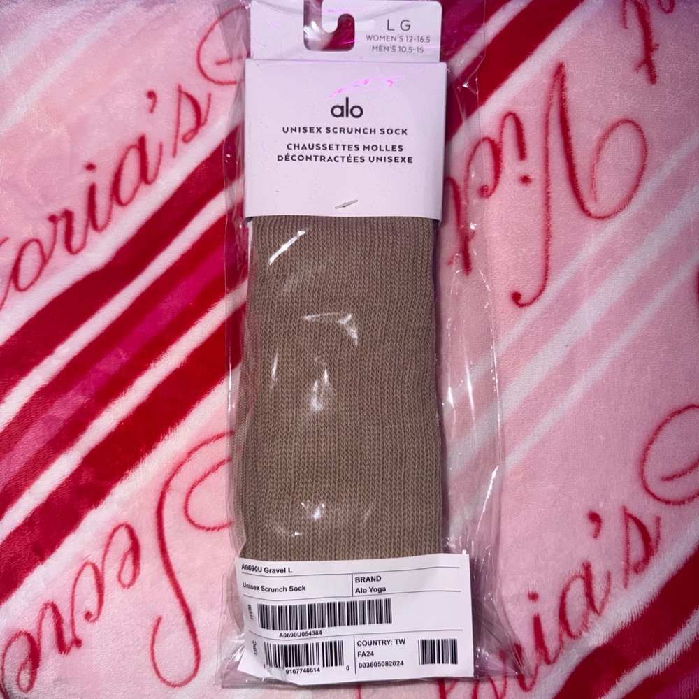 ALO Yoga Unisex Scrunch Sock - Warm Brown